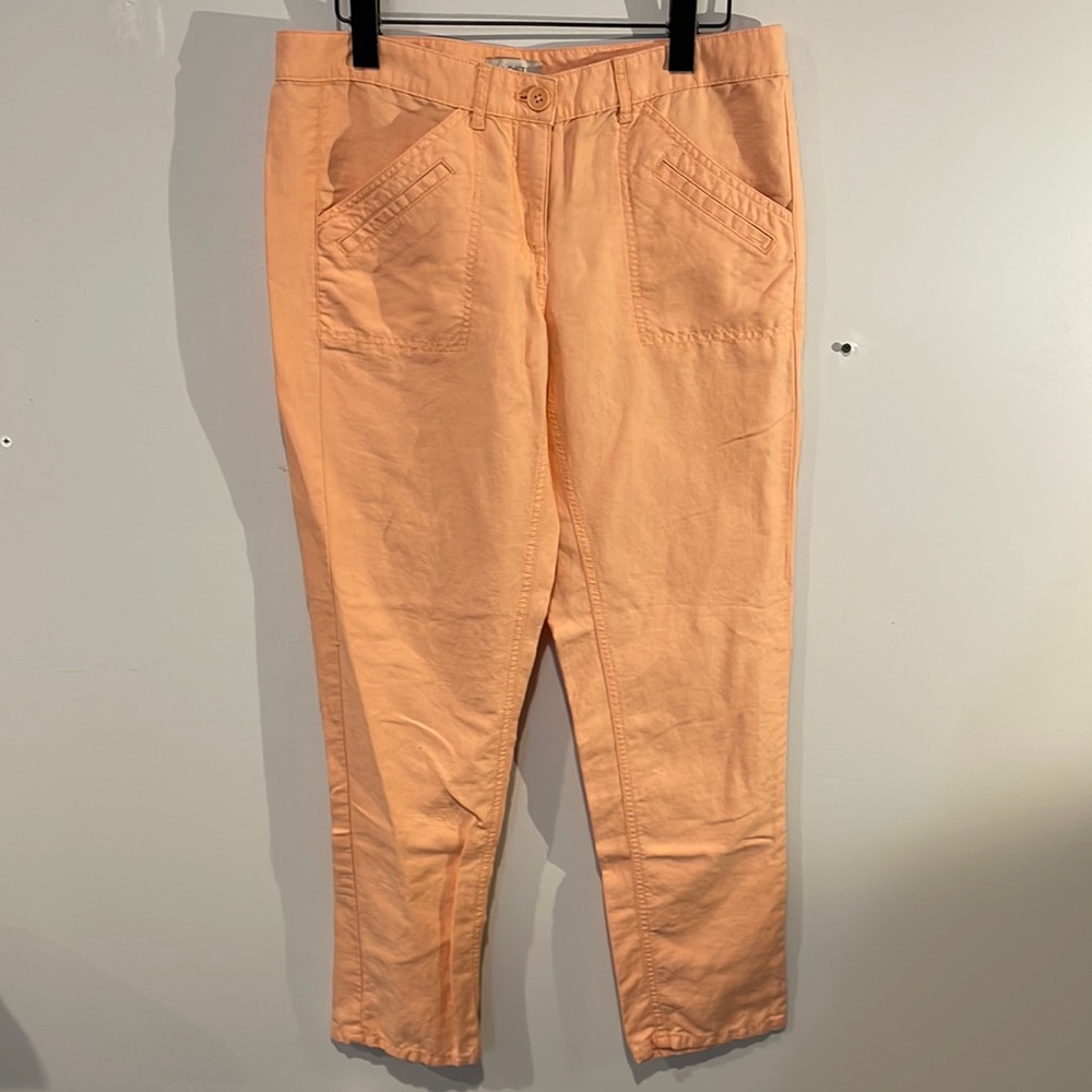 Loft Factory Straight Leg Linen Blend Pants in Sz 6